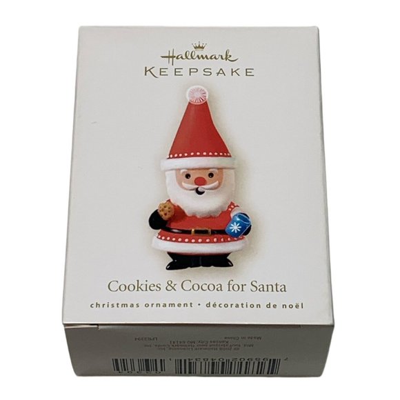 Hallmark Other - Hallmark Keepsake Santa Ornament  2008 Mini Cookies & Cocoa for Santa